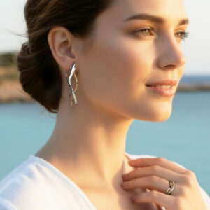 Arracades PossiDona - 3 posidònies 3 colors Ag